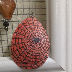 Spiderman hook earrings